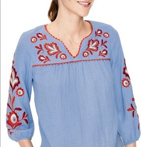 Boden Abigail Embroidered Top